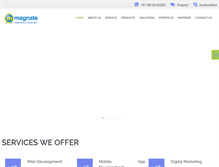 Tablet Screenshot of magnatewebsolutions.com